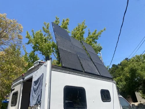 Folding solar extended