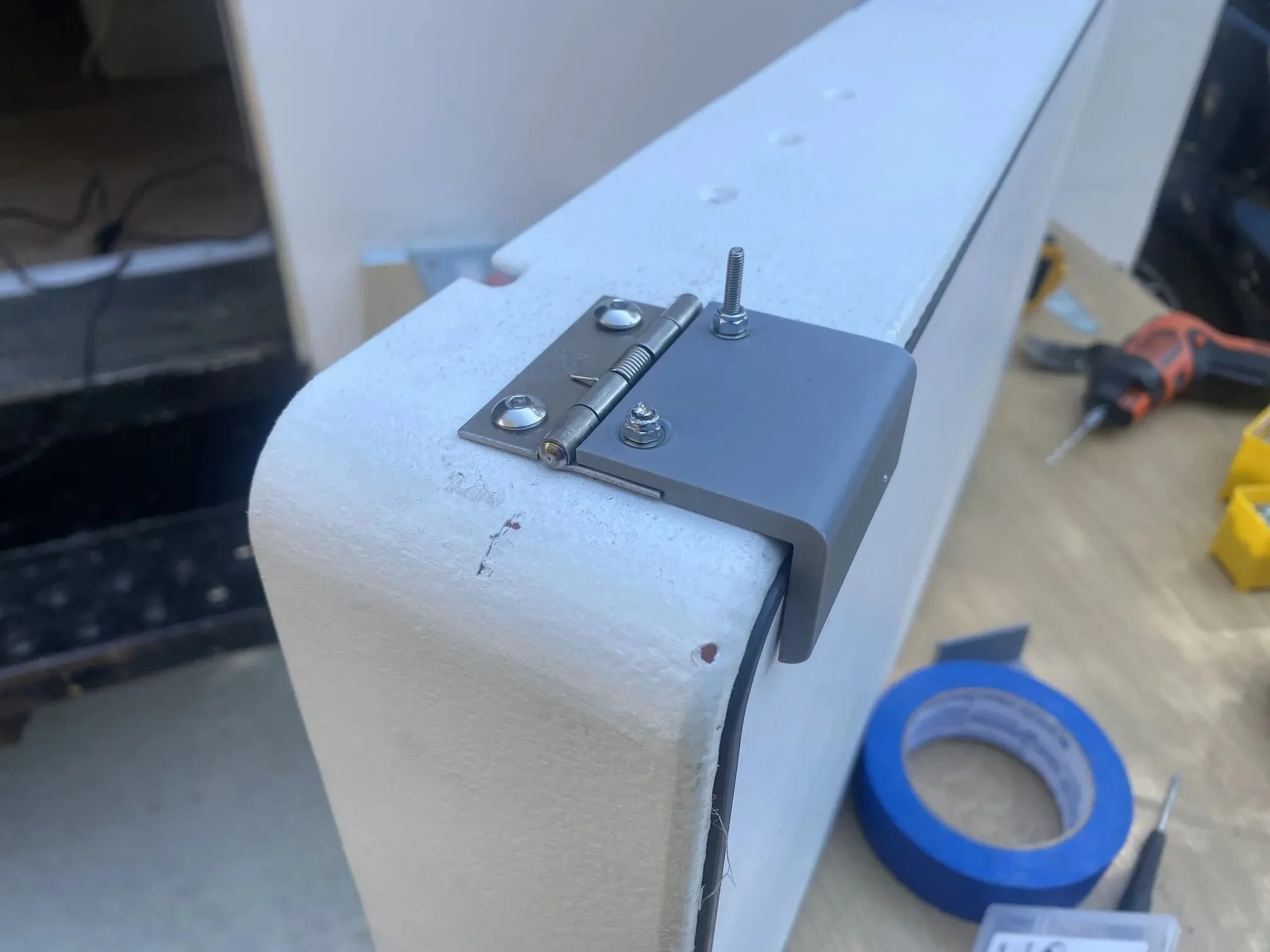... designed and printed spring-clips, so the Gen2 starlink could be popped in/out as needed.
