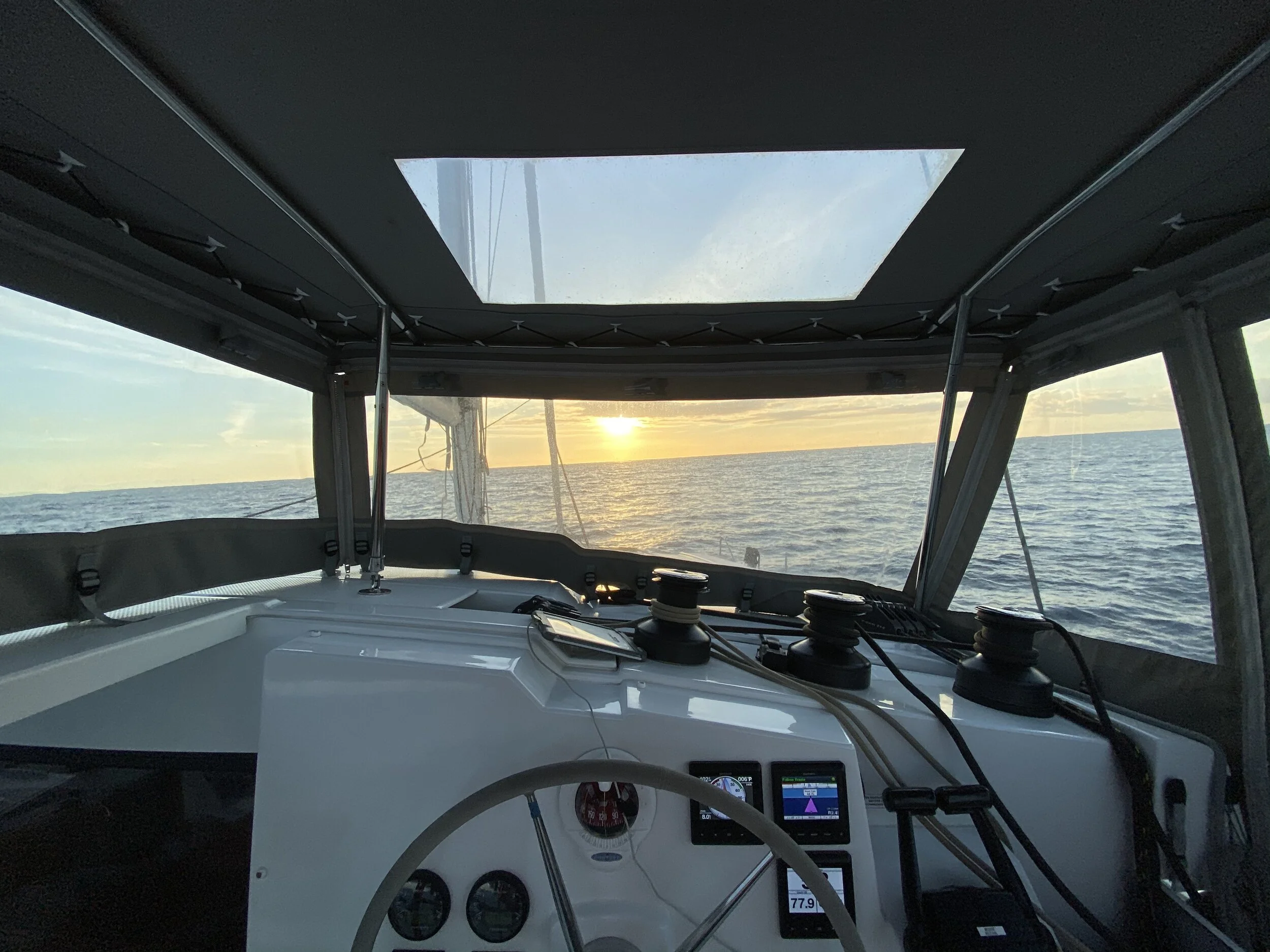 learning to sail a boat