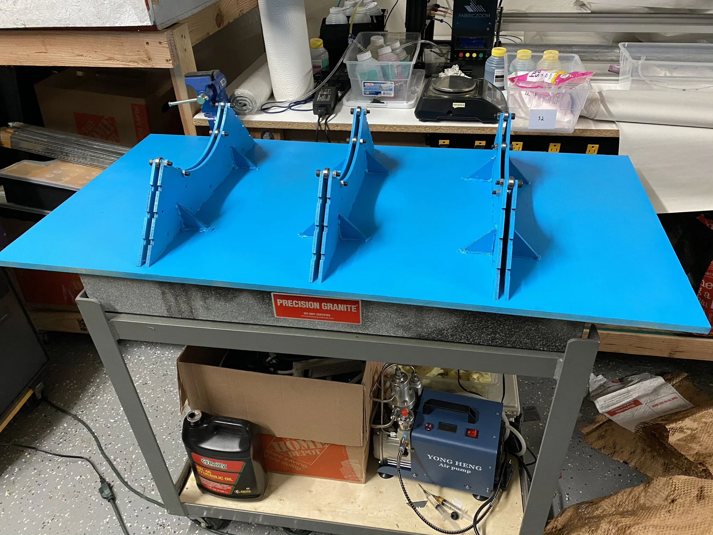 Rotating base for future work. Painted lasercut MDF comes out surprisingly fresh.